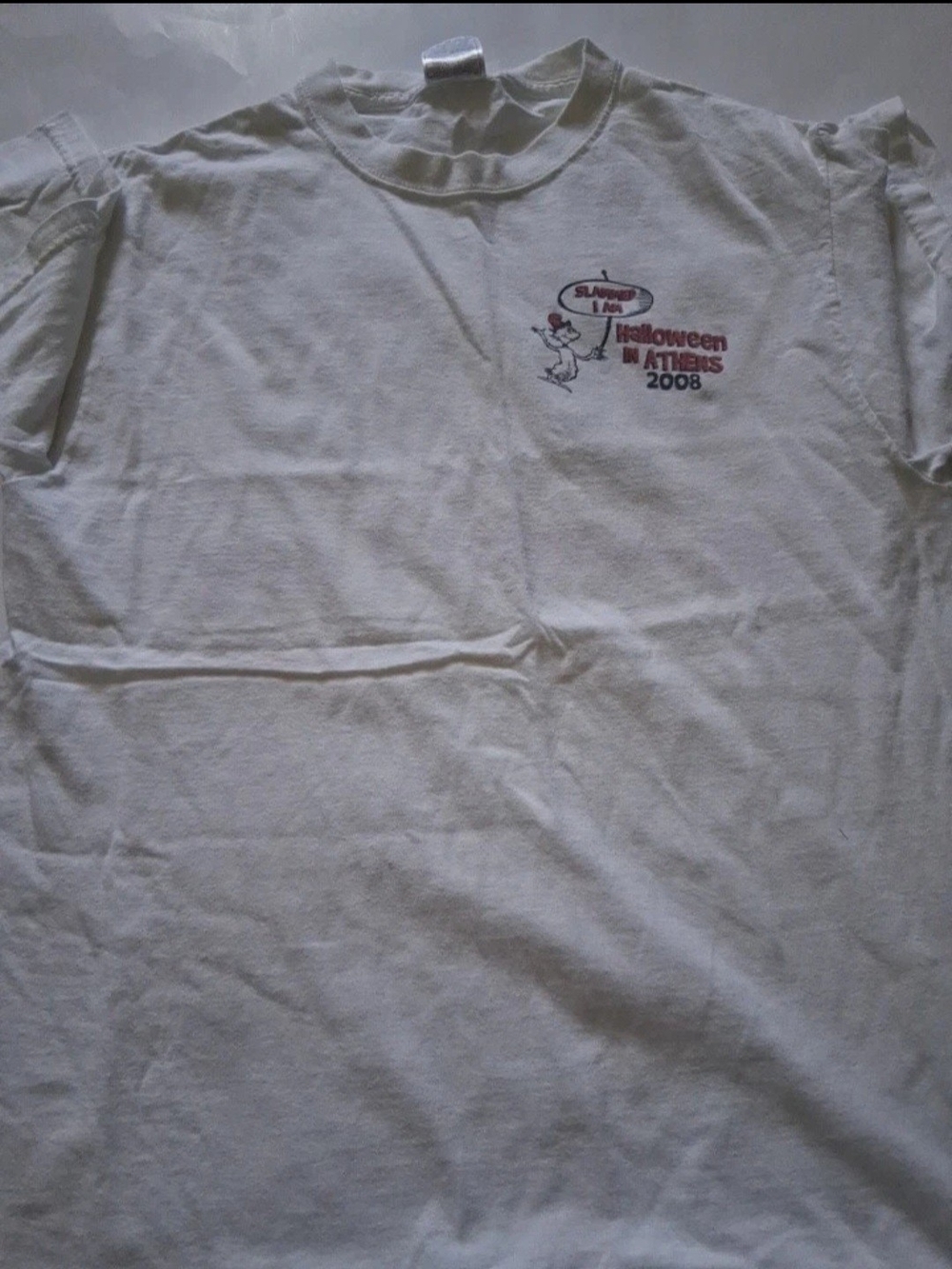 Halloween in Athens 2008  White Graphic T-Shirt